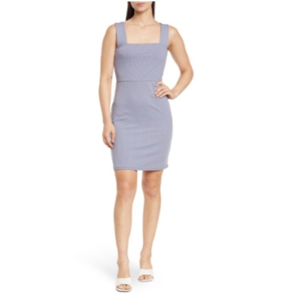 Socialite Square Neck Mini Dress Women's XL
